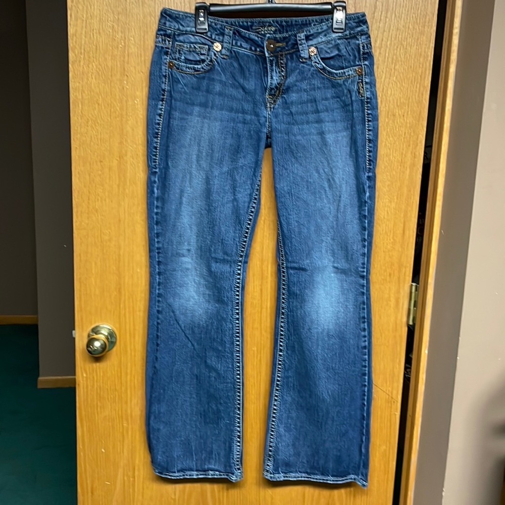 Silver Jeans Eden Medium Wash Flare Jeans Size 31 x 33